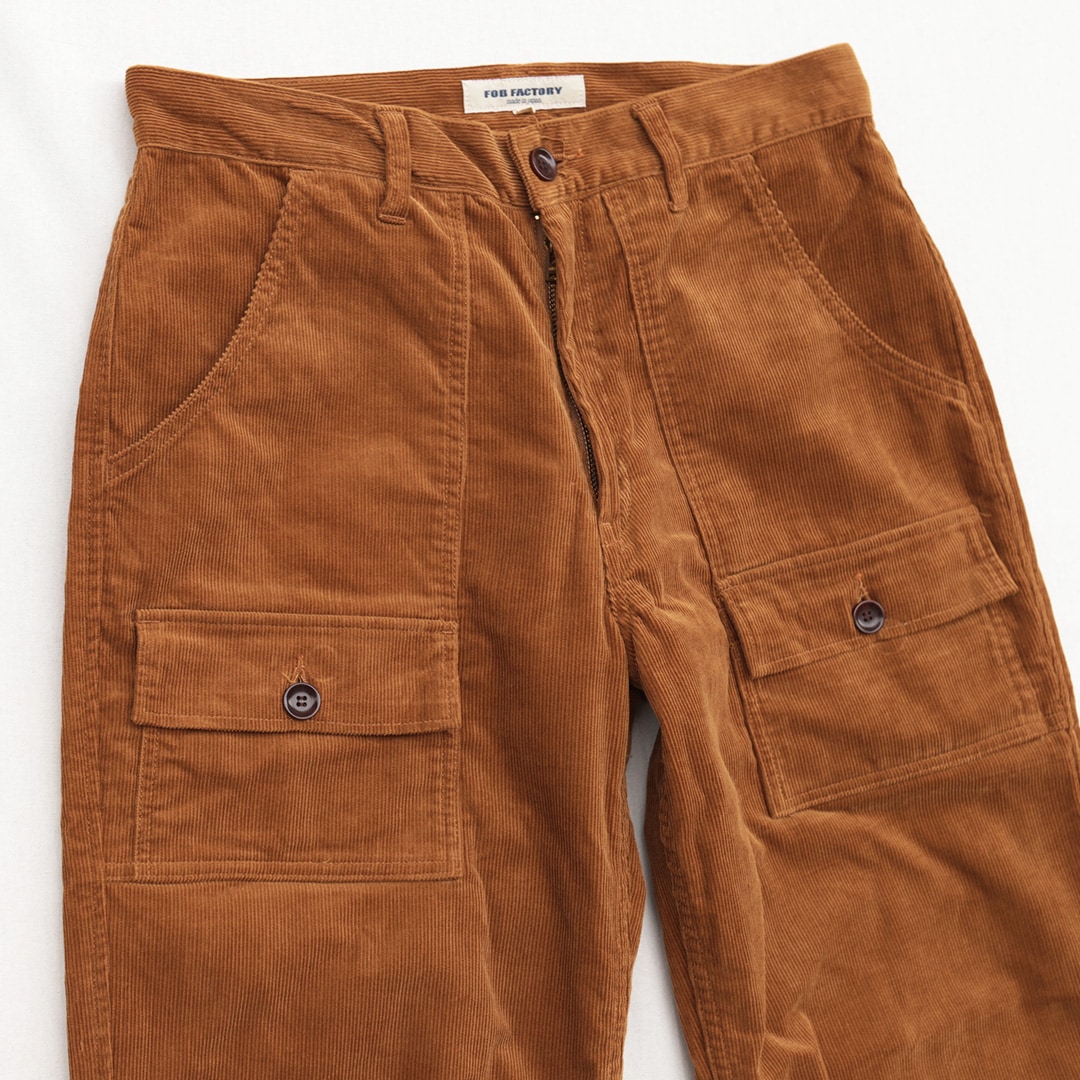 FOB FACTORY CORDUROY BUSH PANTS F0523の通販｜Freeport 上野御徒町店